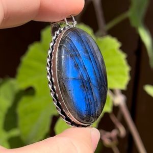 SOLD Blue Labradorite Necklace